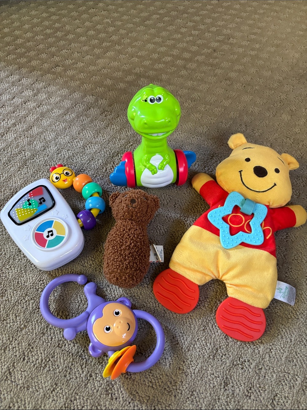 set of 5 baby sensory Teether toys